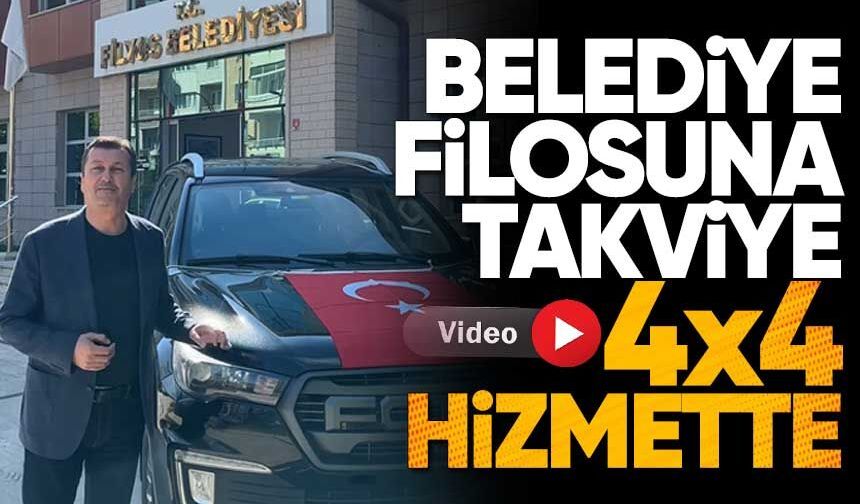 Belediyeye Yeni 4x4 Araç