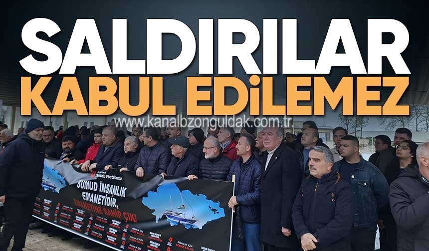 Zonguldak’tan Gazze Tepkisi
