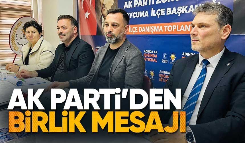 AK Parti Çaycuma Teşkilatı Toplandı