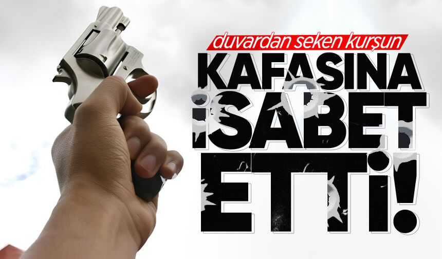 Akılalmaz olay: Maganda kurşunu duvardan sekip yoldan geçen adamı buldu!