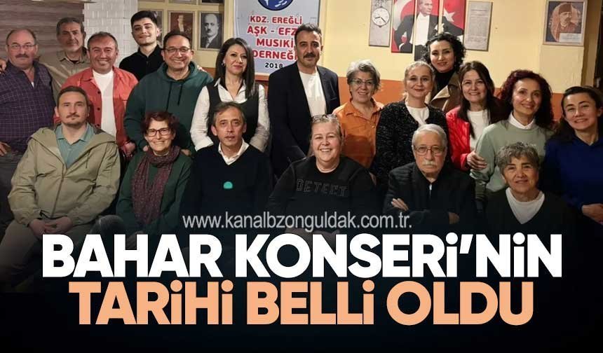 BAHAR KONSERİ'NİN TARİHİ BELLİ OLDU