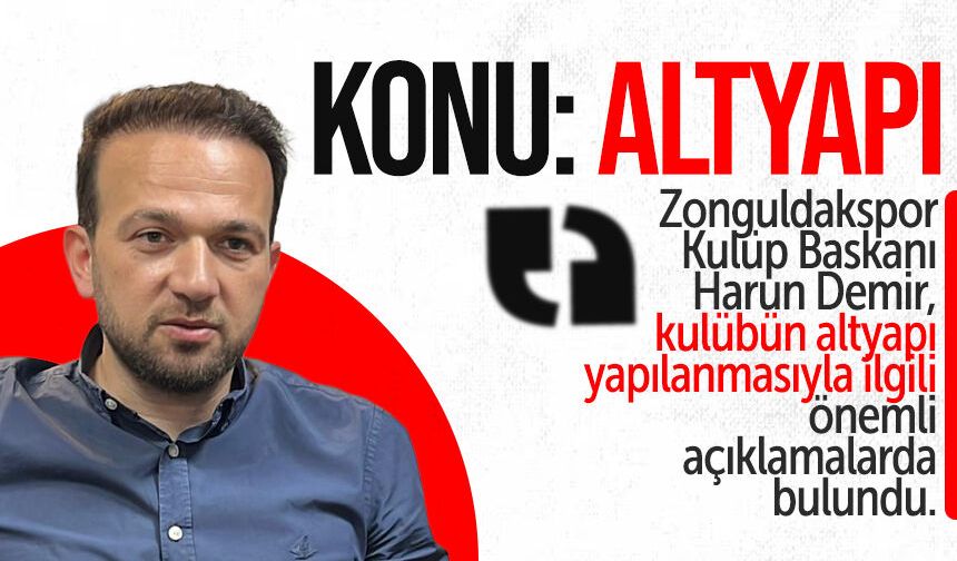 Başkan Harun Demir'den altyapı yapılanması hakkında açıklamalar: "Hedefimiz Zonguldaklı gençlerin önünü açmak!"