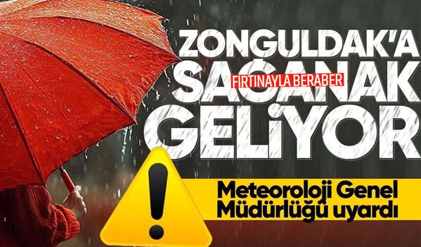 Batı Karadeniz'de fırtına ve sağanak yağış uyarısı