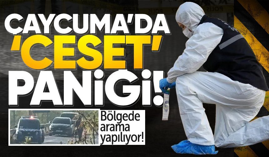 Çaycuma'da 'ceset' paniği: Bölgede detaylı arama yapıldı!