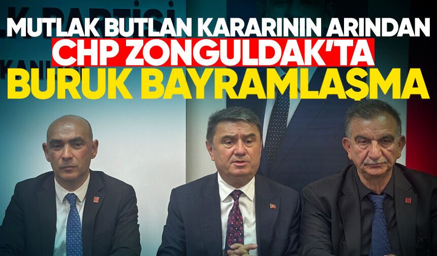 CHP Zonguldak'ta buruk bayramlaşma