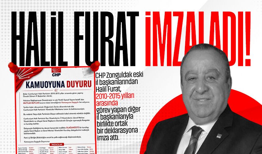 Halil Furat imzaladı: "Yargı eliyle dizaynı kabul etmiyoruz!"