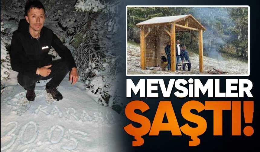 Komşunun Zirveleri Beyaza Büründü