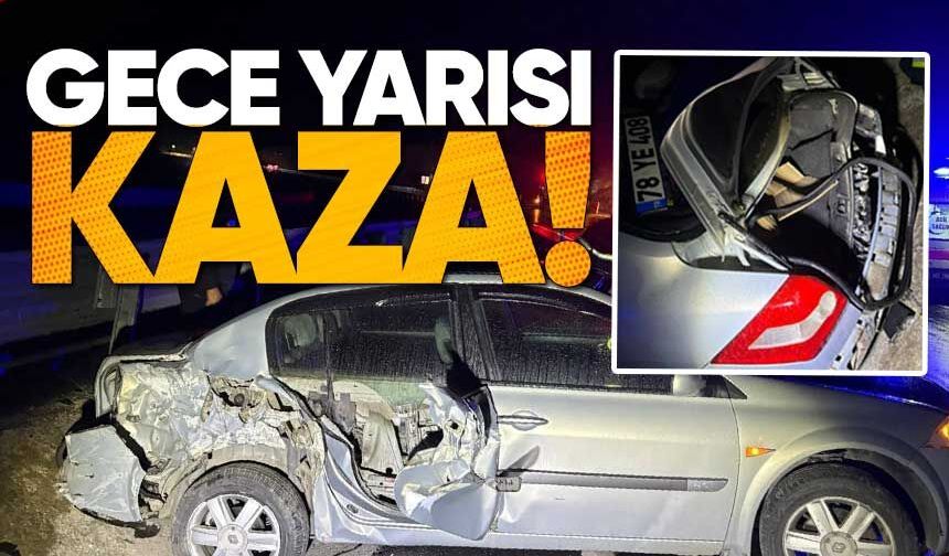 Ereğli Yolunda Kaza: Araç Hurdaya Döndü