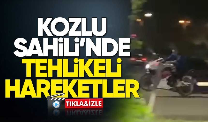Kozlu Sahili’nde Tehlikeli Hareketler