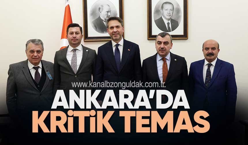 Zonguldak Heyetinden Bakan Bayraktar’a Ziyaret