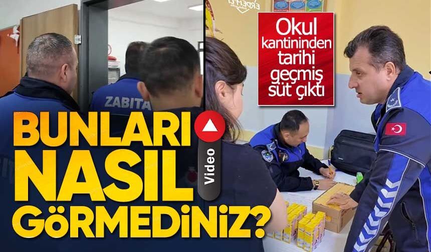 Zonguldak'ta okul kantinlerine şok baskın!