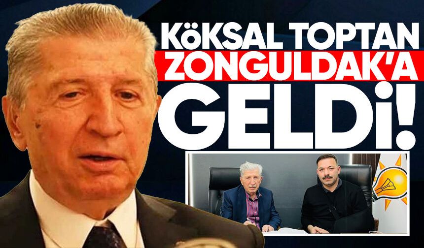 Köksal Toptan, yıllar sonra AK Parti İl Başkanlığı'nı ziyaret etti