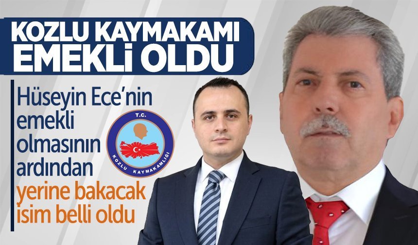 Kozlu Kaymakamı emekli oldu! Yerine ise o isim vekaleten bakacak...