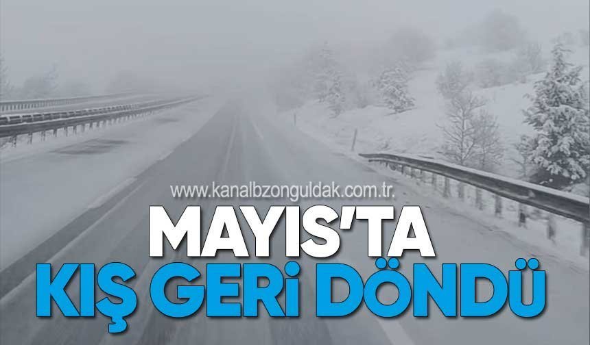Zonguldak–Devrek Yolu Bembeyaz Oldu!