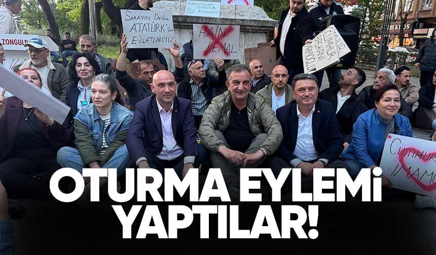 CHP’liler Zonguldak’ta Sokağa İndi