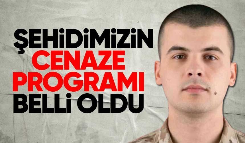 Piyade Er Recep Demirci’nin Cenaze Programı Belli Oldu