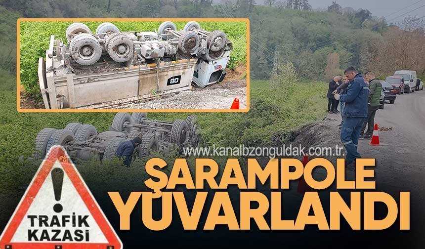 İnşaat Aracı Takla Attı: Facianın Eşiğinden Dönüldü