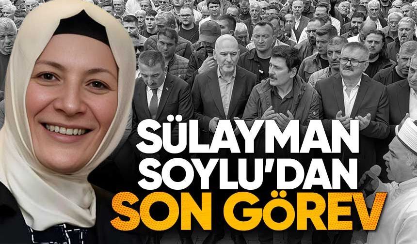 Emine Çift Son Yolculuğuna Uğurlandı... Soylu Cenazeye Katıldı