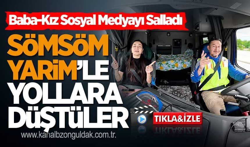 Baba-Kızın Türkülü Tır Yolculuğu Sosyal Medyada Viral Oldu