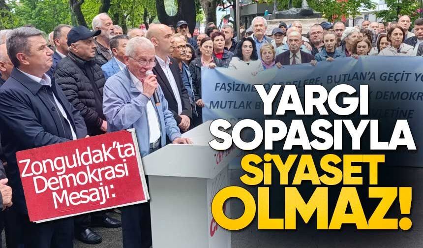 Zonguldak’ta Demokrasi Yürüyüşü: “Boyun Eğmeyeceğiz”
