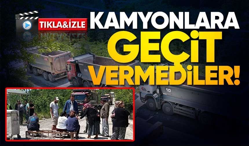 Kavak Deresi’nde Sabır Taştı! Mahalleli Yolu Kapattı