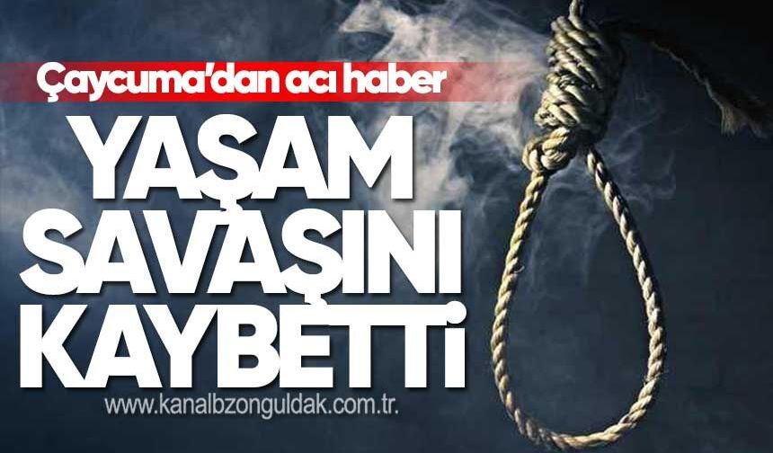 Çaycuma'da acı kayıp!