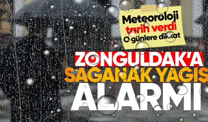 Zonguldak için tekrar kuvvetli yağış uyarısı