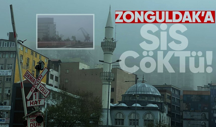 Zonguldak Mayıs ayında sise teslim oldu