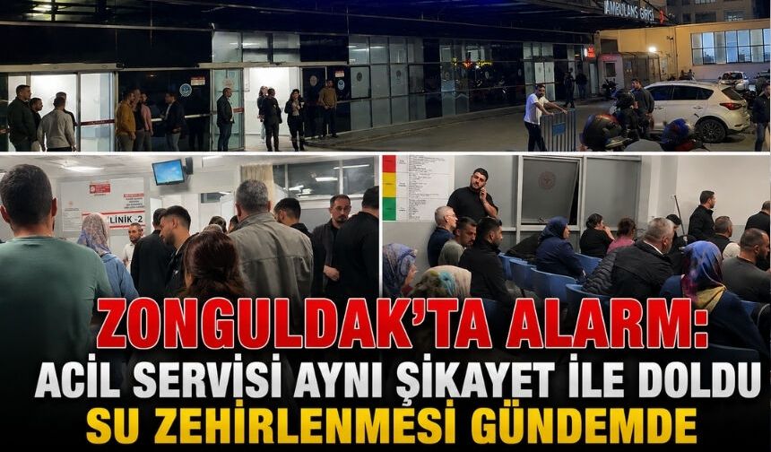 Zonguldak Atatürk Devlet Hastanesi Acil servisi doldu:Ateş kusma ve ishal