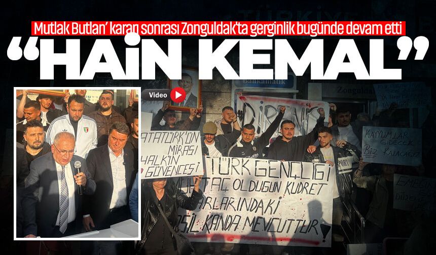 Zonguldak'ta gerginlik sürüyor: "Hain Kemal CHP'den defol"