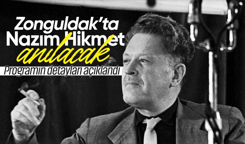 Zonguldak'ta Nazım Hikmet anılacak