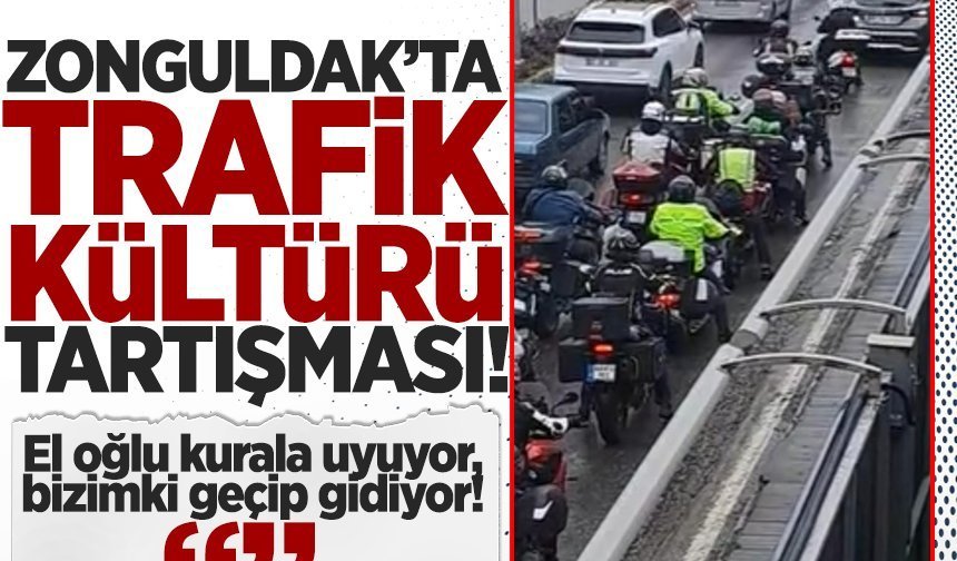 Zonguldak’ta trafik kültürü tartışması: El oğlu kurala uyuyor, bizimki geçip gidiyor!
