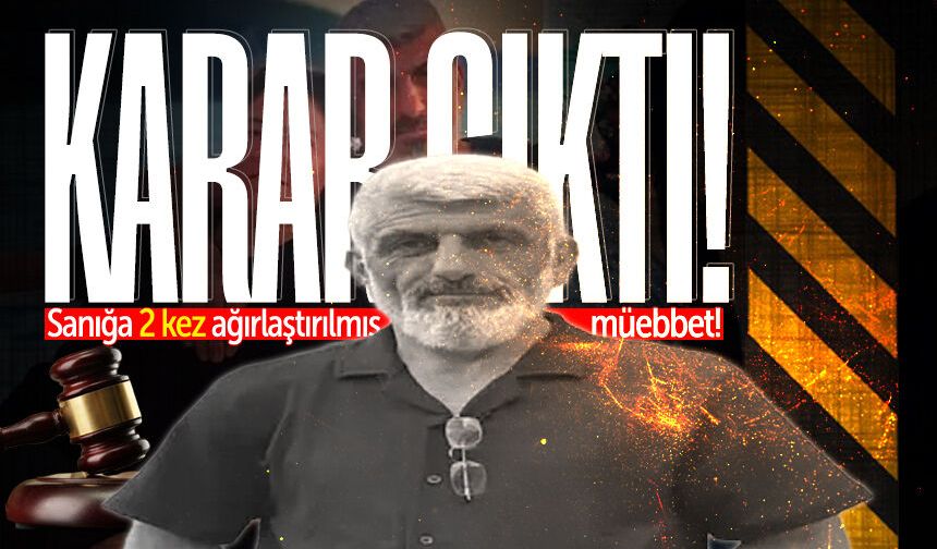 Zonguldak'taki çifte cinayette karar çıktı! 2 kez ağırlaştırılmış müebbet...
