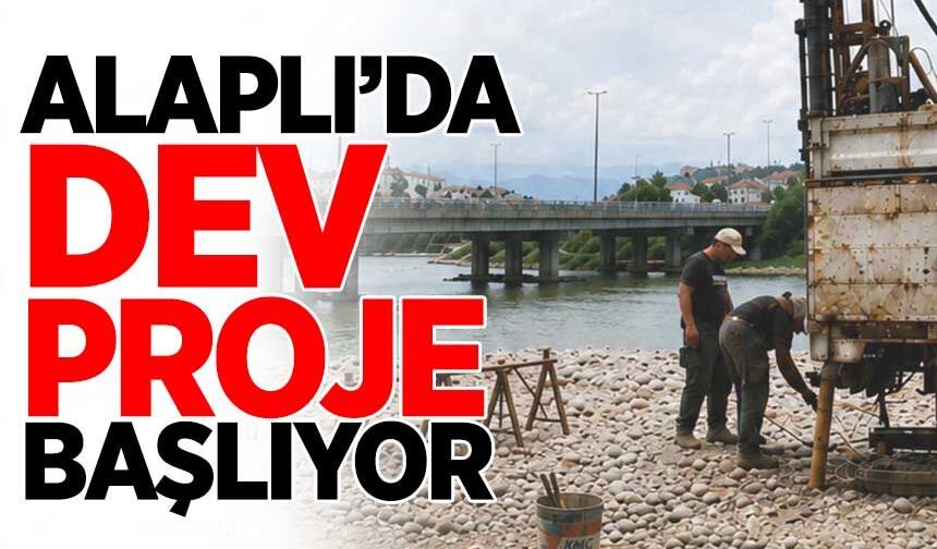 Alaplı Çayı Projesinde İlk Kazma Vuruluyor