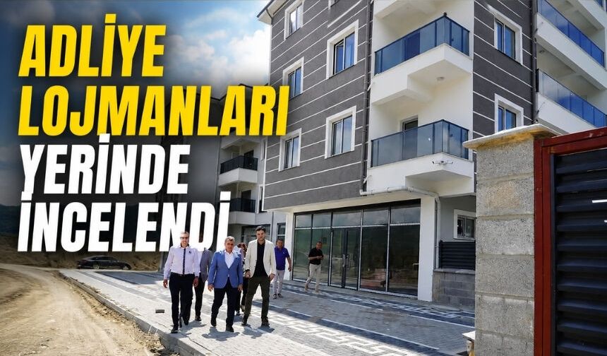 Çaycuma’da adliye yatırımları yerinde incelendi