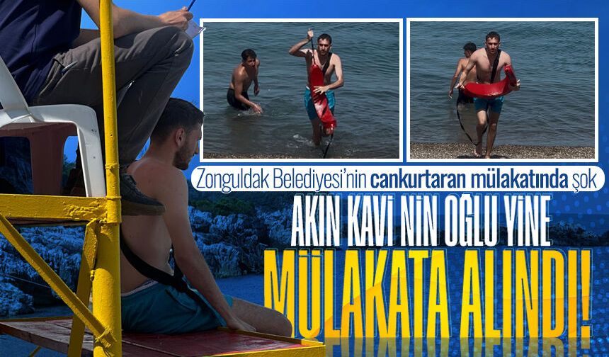 Akın Kavi'nin oğluna cankurtaran mülakatlarında ikinci şans verildi