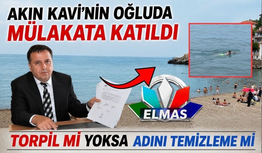 Akın Kavi’nin oğlu Zonguldak Belediyesi cankurtaran mülakatına katıldı