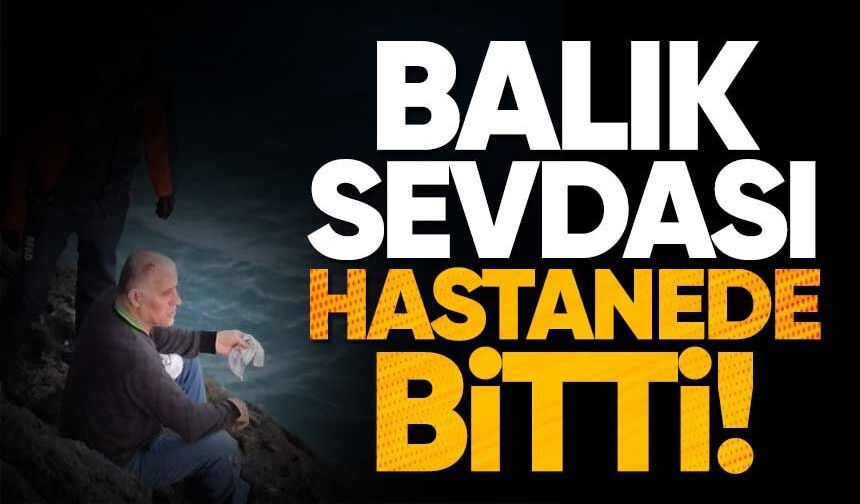 Kayalıklardan Düştü, Tekneyle Kurtarıldı