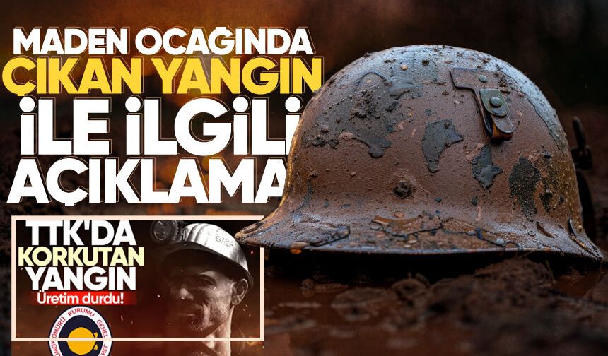Çınar’dan maden ocağında çıkan yangın ile ilgili açıklama