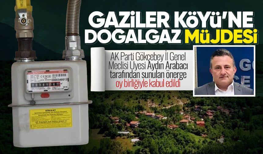 Gaziler Köyü’nde doğalgaz yatırımı meclisten oy birliğiyle geçti