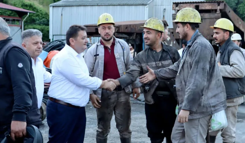 Hakan Yeşil'den madencilere: "En iyi çalışma şartlarına sahip olacaksınız"