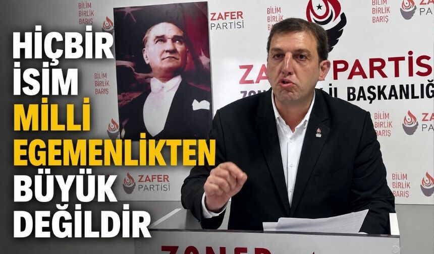 Turhan Milli Egemenlik caddesinin isminin değiştirilmesine tepki gösterdi