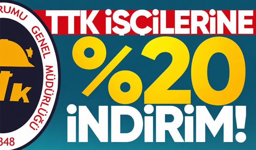 TTK ve MTA işçilerine yüzde 20 indirim anlaşması