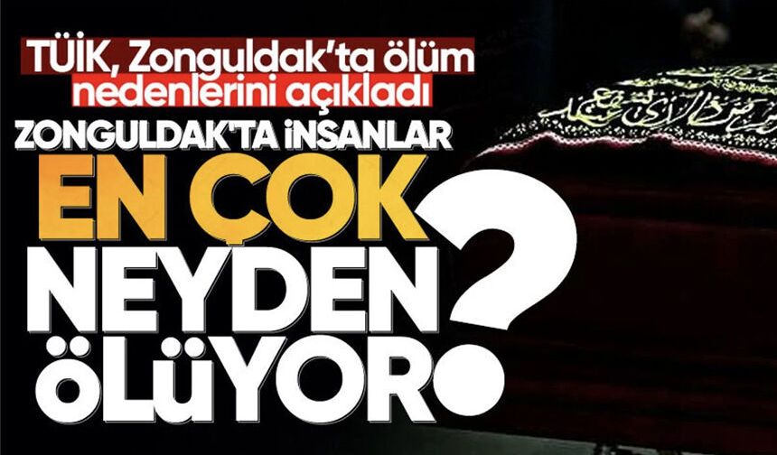 TÜİK açıkladı: Zonguldak'ta insanlar en çok neyden ölüyor?