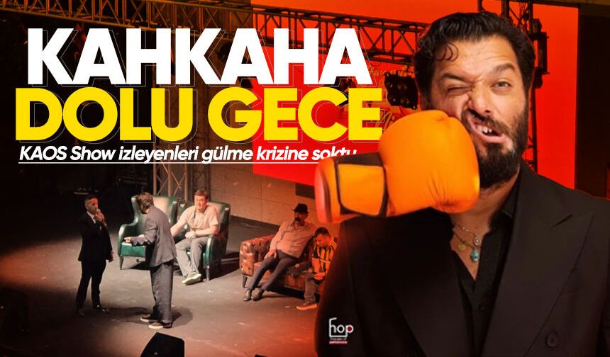 Ünlü komedyen Hayrettin, Zonguldak'ta kahkaha dolu gece yaşattı