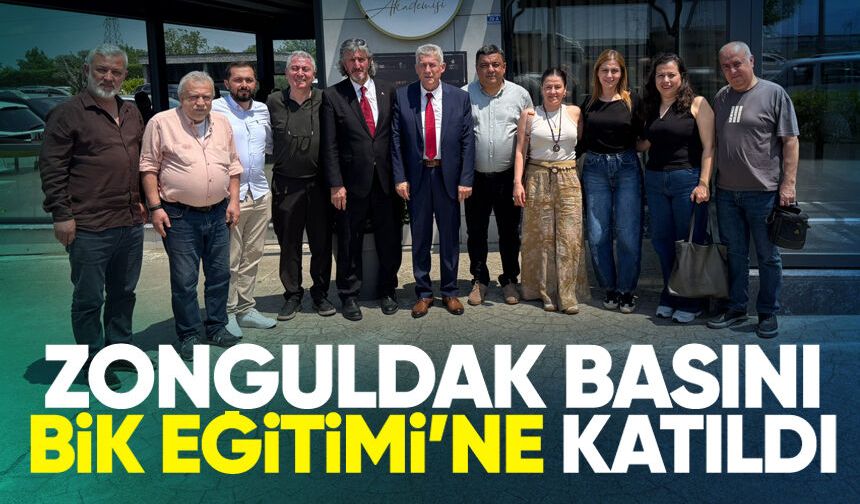 Zonguldak basını BİK Eğitimi’ne katıldı