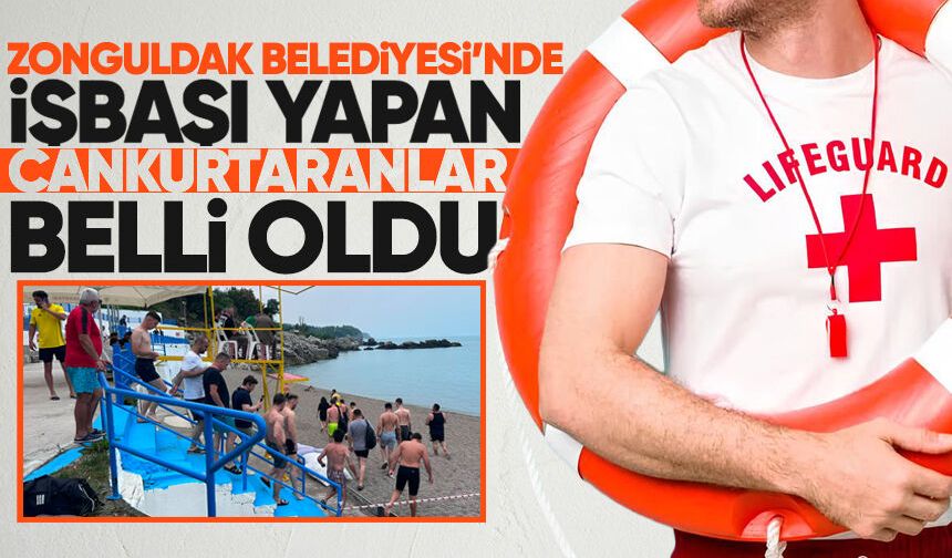 Zonguldak Belediyesi'nde işbaşı yapan cankurtaranlar belli oldu