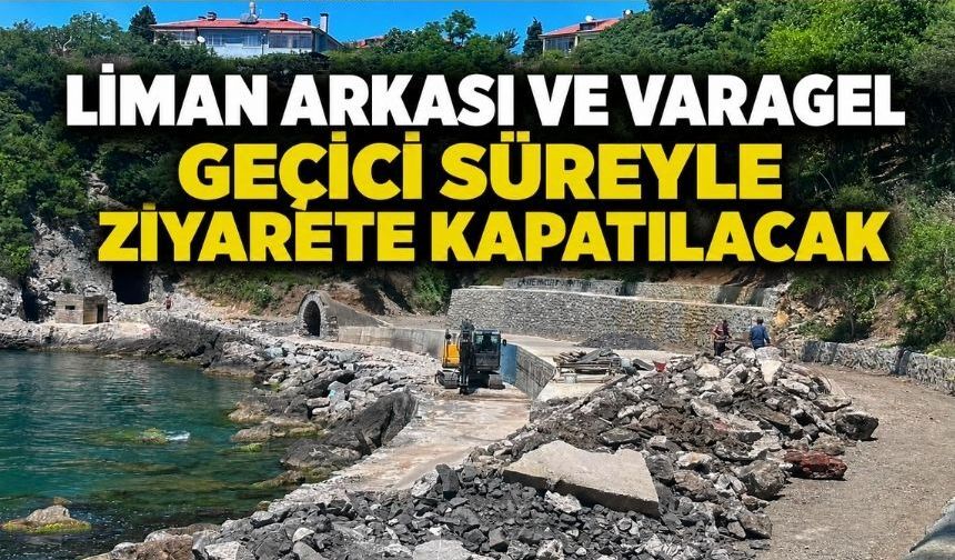 Zonguldak Belediyesi duyurdu: Liman arkası ve Varagel tüneli kapalı olacak