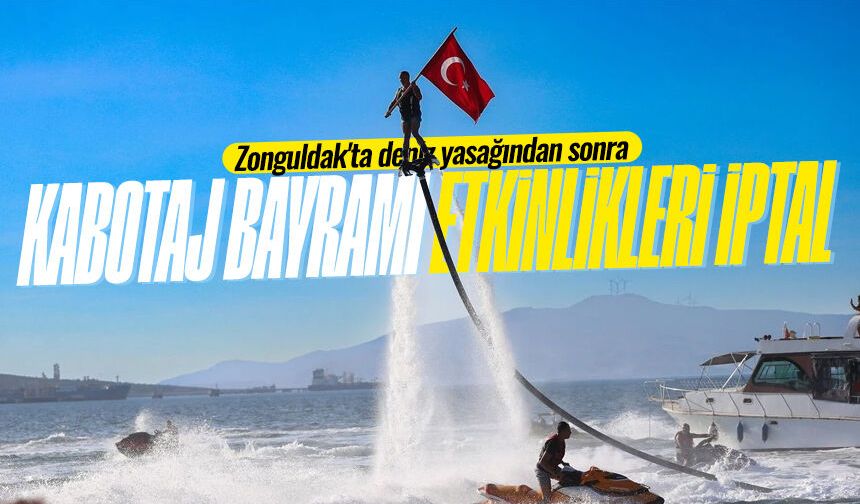 Zonguldak'ta deniz yasağından sonra Kabotaj Bayramı etkinlikleri iptal oldu