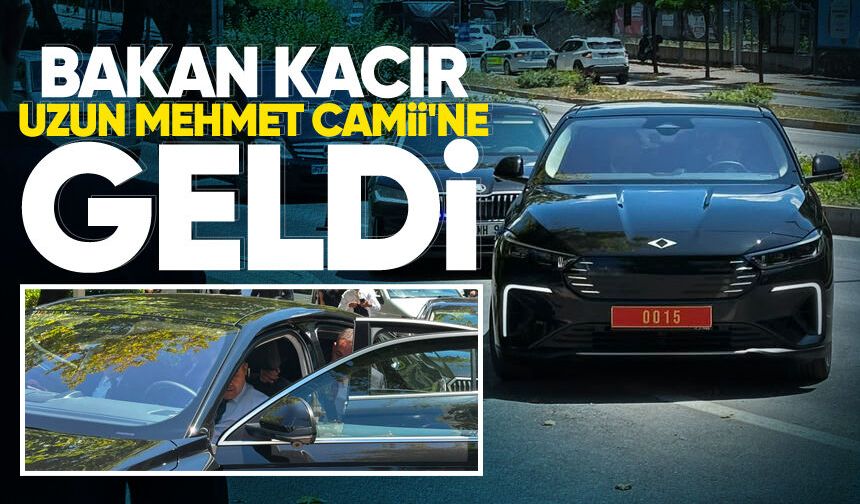 Bakan Kacır, Zonguldak'a kendi kullandığı TOGG ile geldi